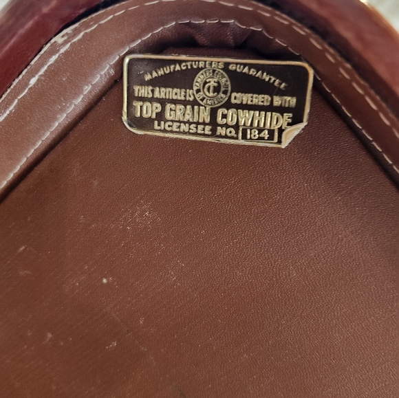 US Trunk Company leather train case, vintage - Picture 7 of 15